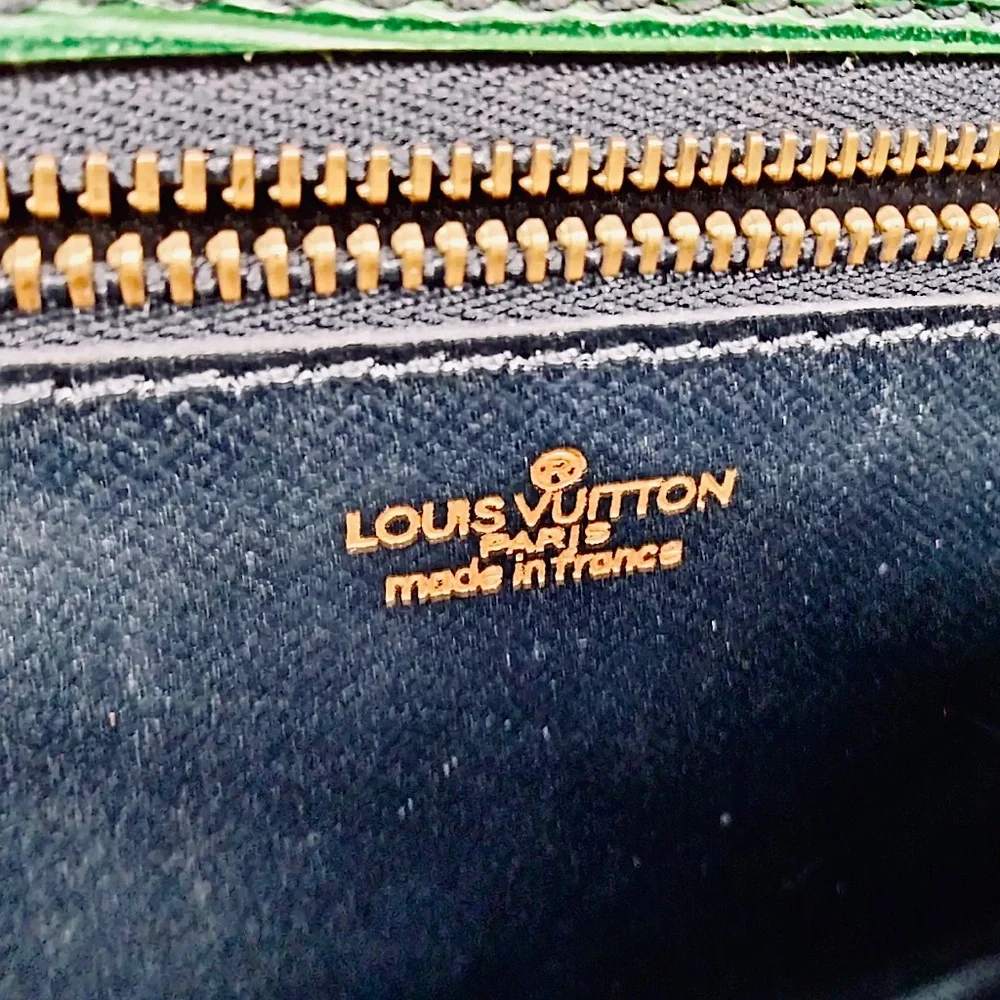 MLOUIS VUITTON Borneo Green Epi Leather Ambassador Business Briefcase Laptop Bag - Picture 7 of 16